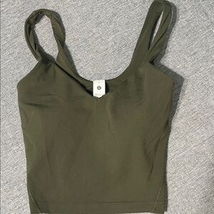 Lululemon Athletica Dark Green Tank Top